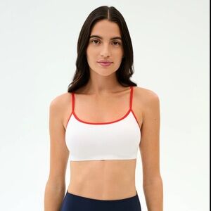 Splits59 Loren Seamless Bra, red & white XS/S brand new with tags